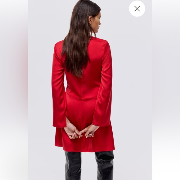 H&M TWIST-DETAIL DRESS  Small - Picture 7 of 9